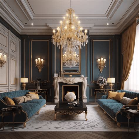 minimalist baroque interior design